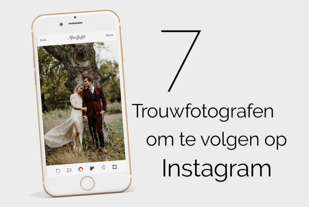 Trouwfotografen om te volgen op Instagram
