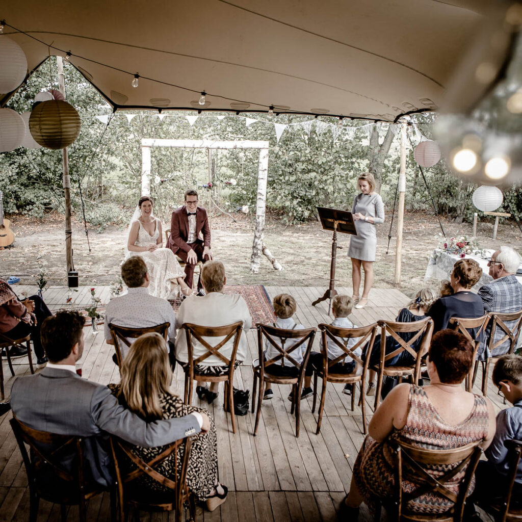 Festival Bruiloft Erwin en Jessica in Brabant