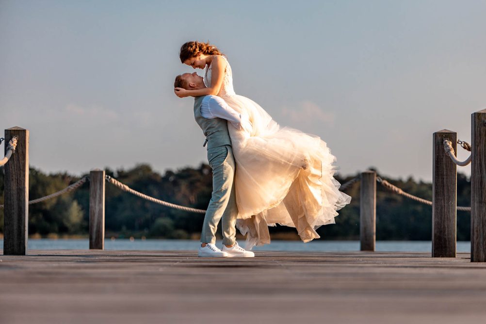 Golden Hour trouwfotografie bij IJM in Vught